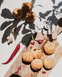 Spicy Coconut Macaroons with Red Pepper & GIMBER