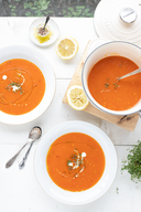 Bell Pepper Soup with GIMBER and Lemon